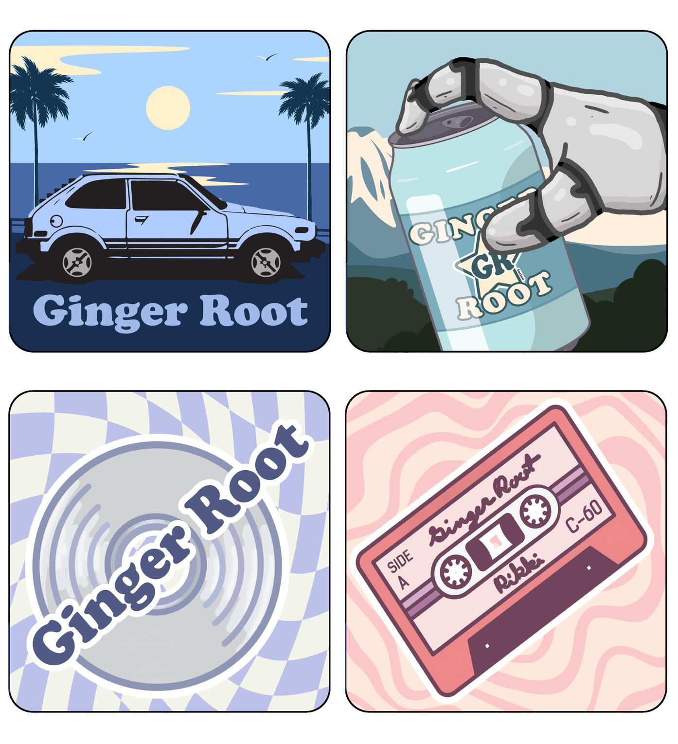 &quot;Ginger Root Coasters&quot; 12/7/23